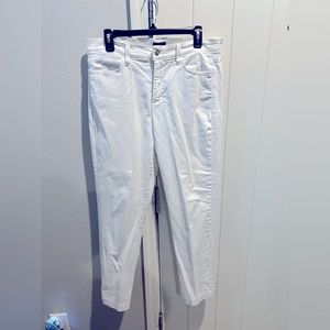 NYDJ high rise straight leg ankle jeans